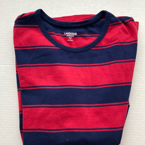 Lands' End | Tops | Lands End Long Sleeve Shaped Fit Crew Tshirt | Poshmark